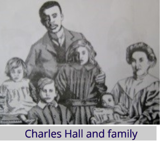 Charles Hall and family